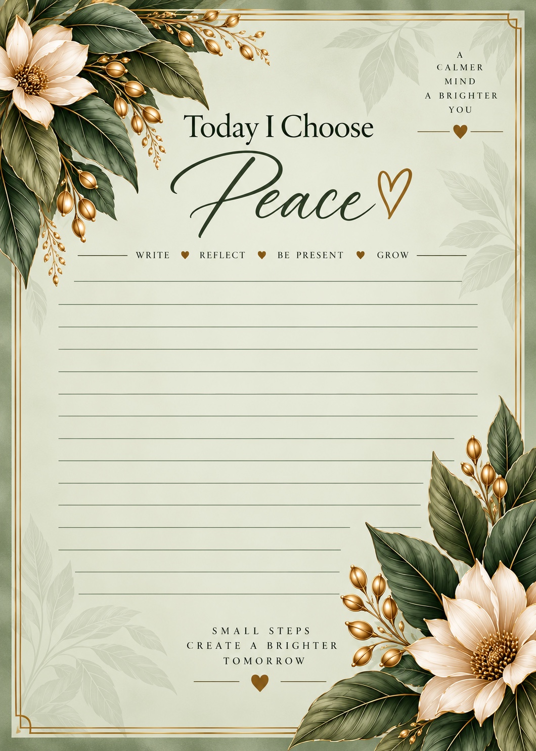 Peaceful Journal interior preview 4