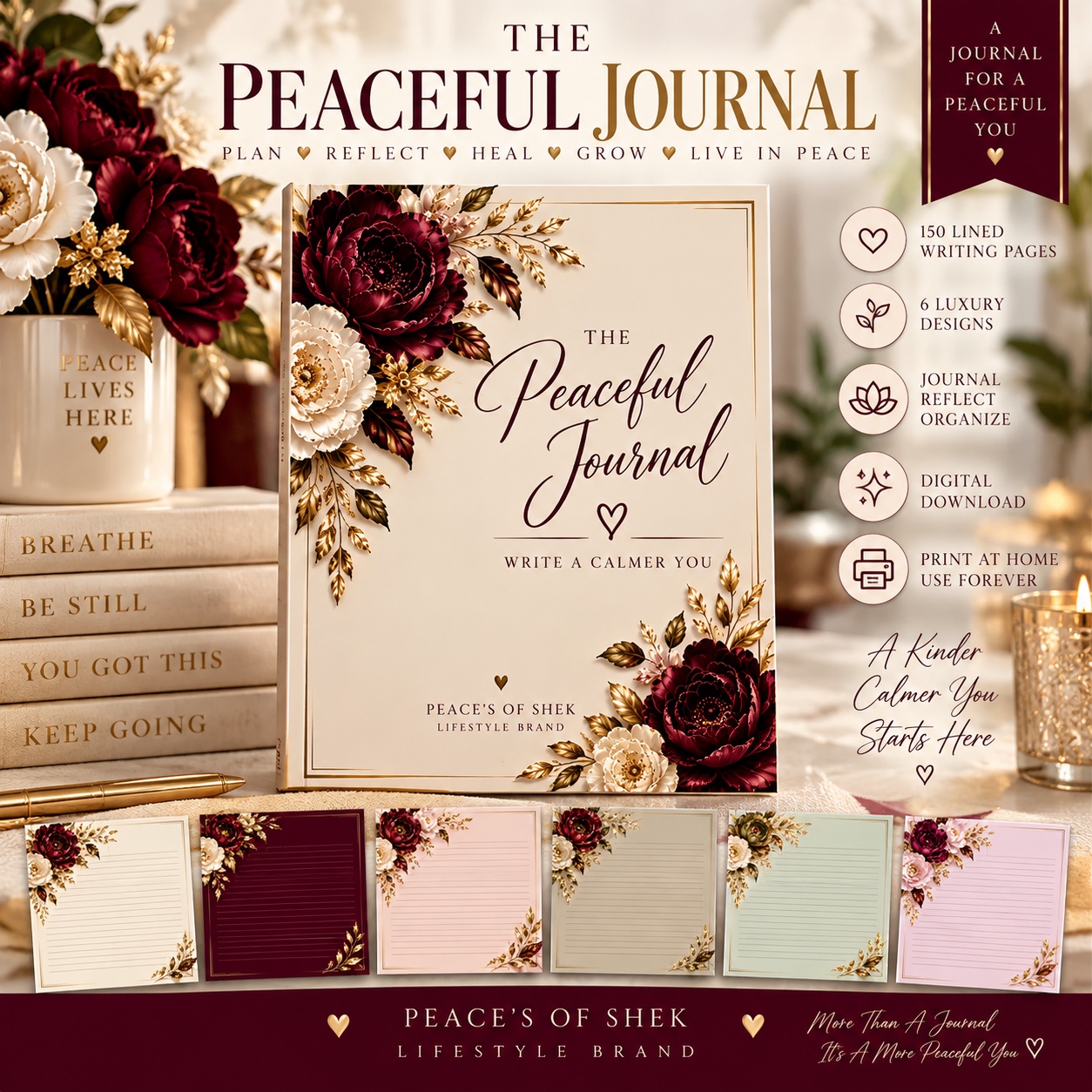 Peaceful Journal interior preview 8