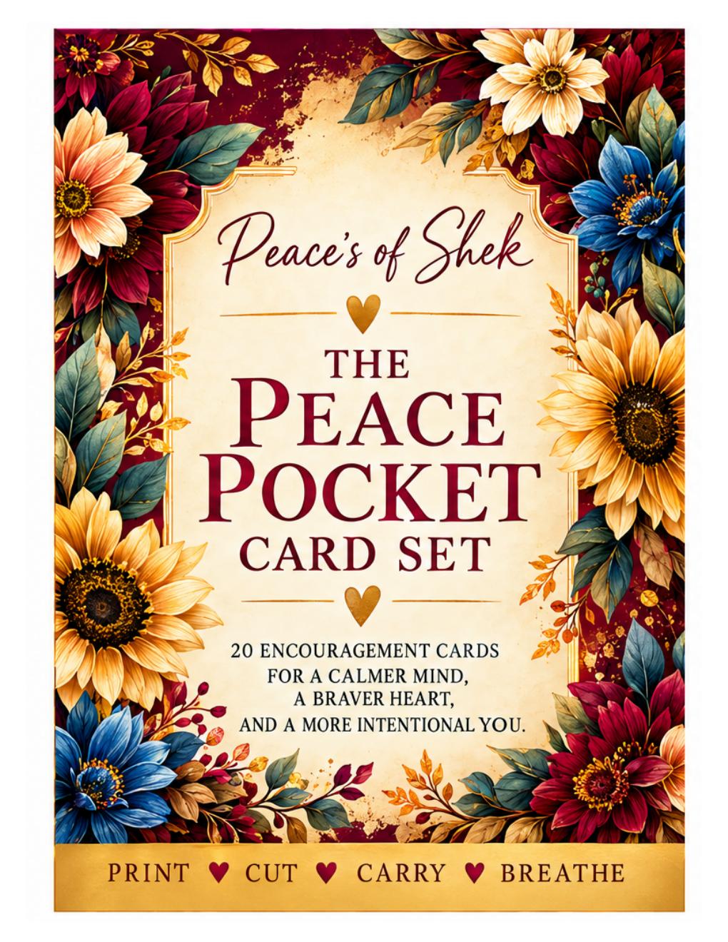 Peace Pocket encouragement cards