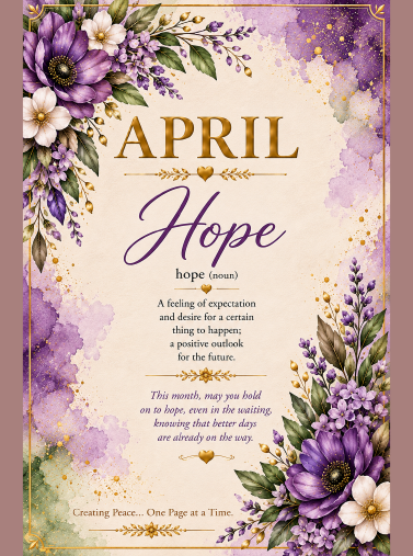 April Hope divider page