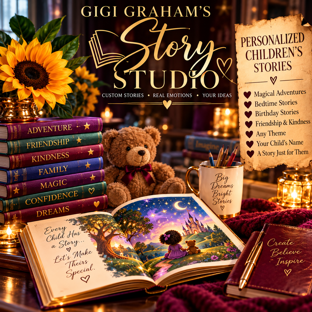 Personalized Children’s Story Writing promotional artwork