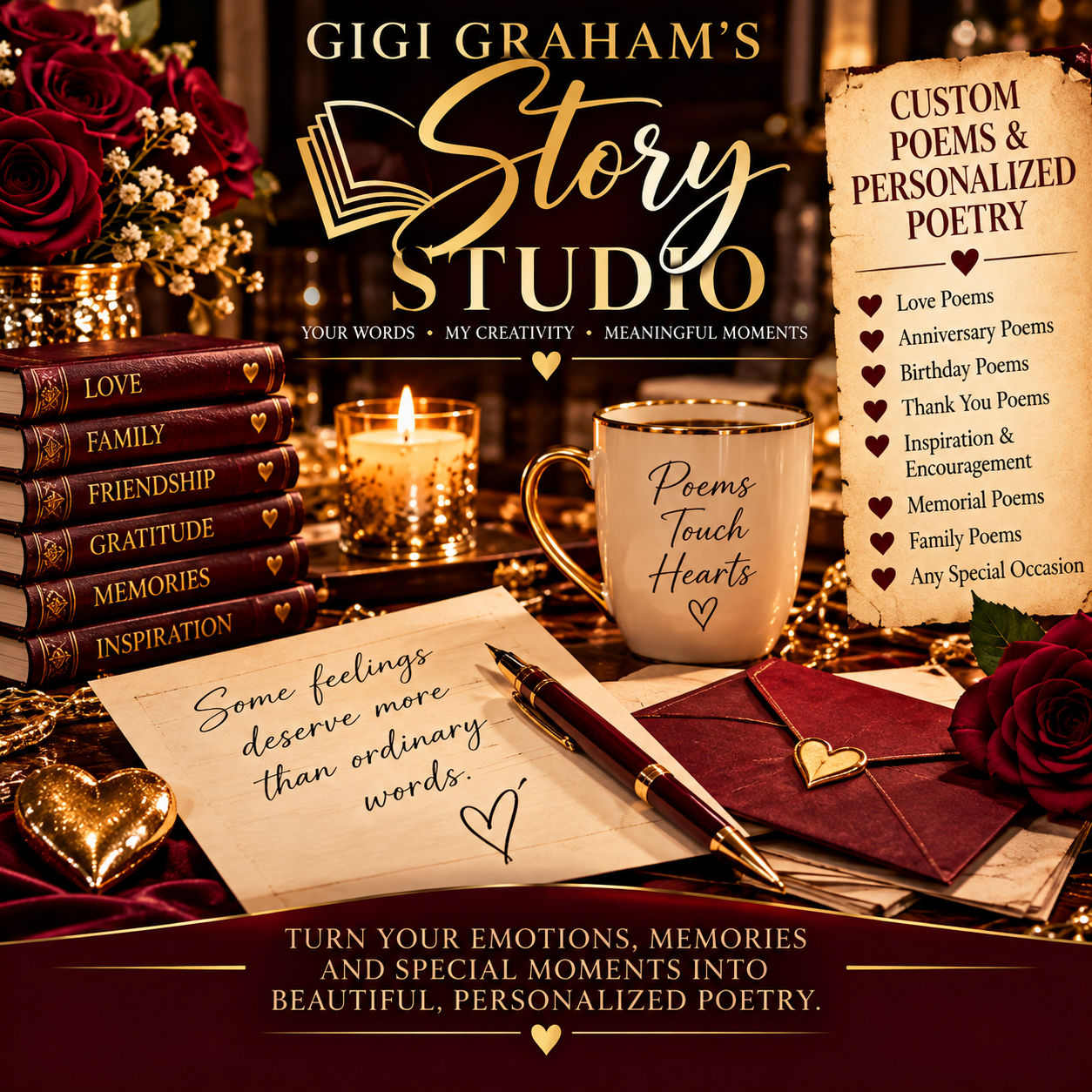 Custom Poems & Personalized Poetry promotional artwork
