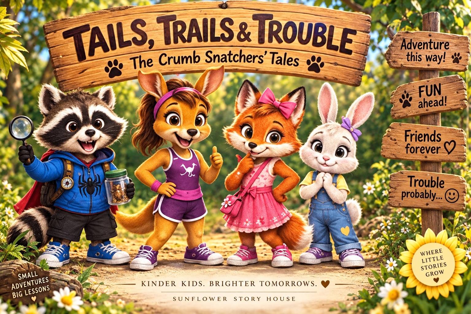 Tails, Trails & Trouble promotional cover